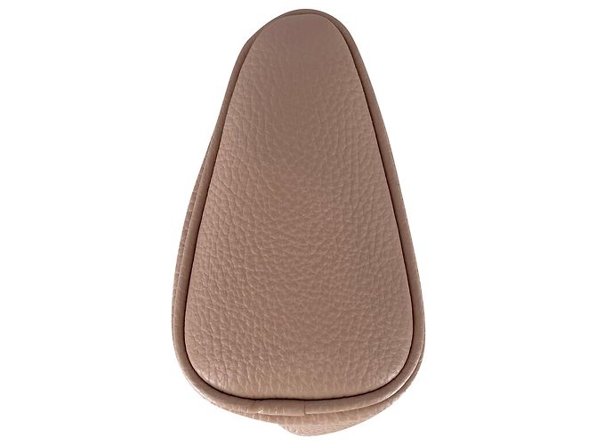 Astuccio per cosmetici Sergio Rossi in pelle rosa - vista 4