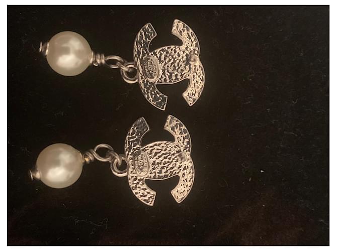 Chanel Ohrringe Silber Hardware - Ansicht 3