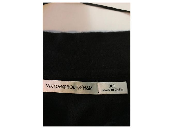 Blusa Victor & Rolf in seta e lana per H&M Nero - vista 3
