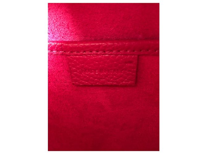 Luggage Céline Celine Nano Borsa da viaggio in pelle rosa - vista 7