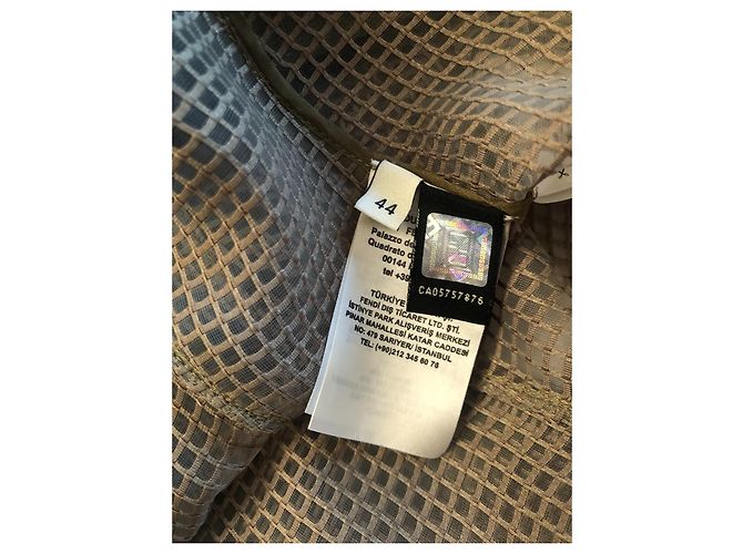 Grüne Fendi Jacke mit FF Gürtel - Ansicht 9