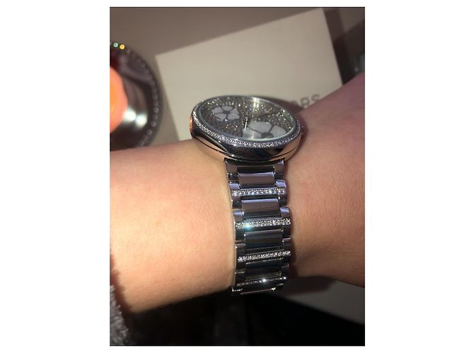 Relógio Michael Kors Prateado com Microcristais Prata - vista 3