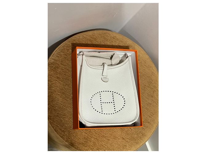 Hermès Mini Evelyne Weiß - Ansicht 2