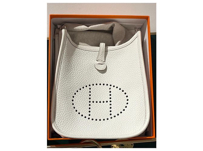 Hermès Mini Evelyne Weiß - Ansicht 3