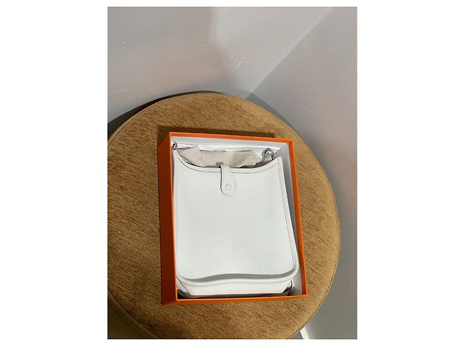 Hermès Mini Evelyne Weiß - Ansicht 4