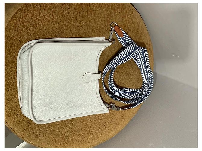 Hermès Mini Evelyne Weiß - Ansicht 8