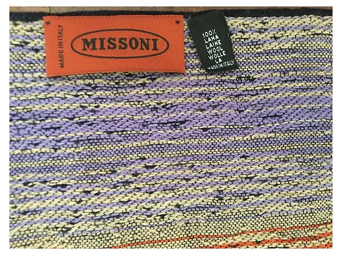 Sciarpa Missoni in maglia di lana multicolor Multicolore - vista 6