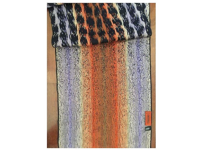 Sciarpa Missoni in maglia di lana multicolor Multicolore - vista 8
