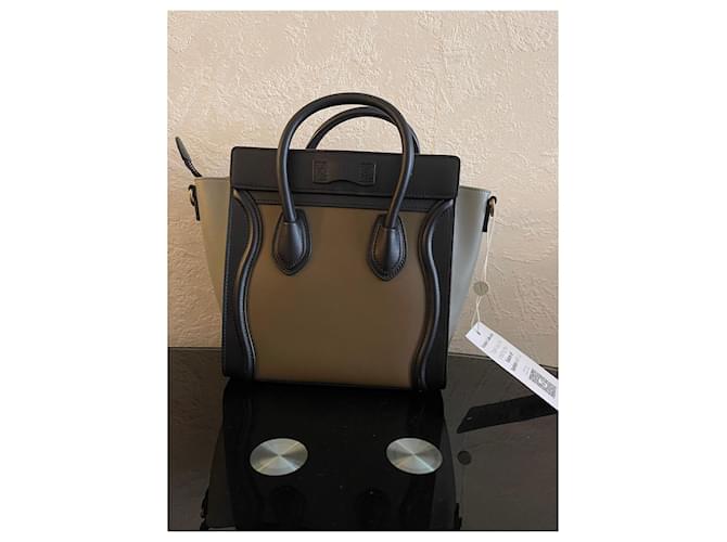 Luggage Borsa bagaglio Céline Nano Marrone - vista 2