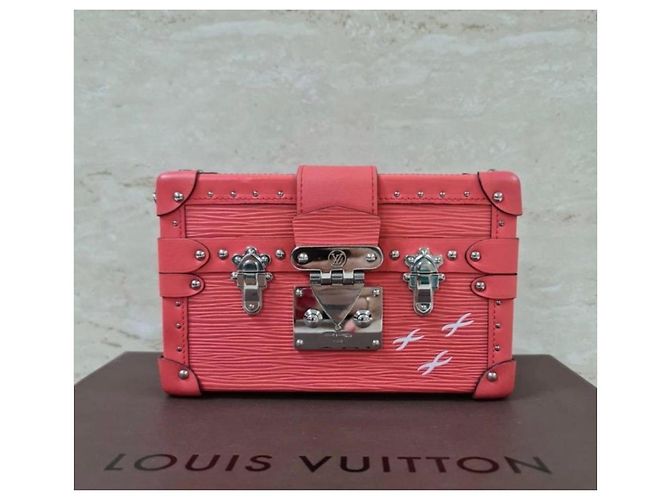 Louis Vuitton Petite Malle Epi Borsa a tracolla Clutch Multicolore - vista 2
