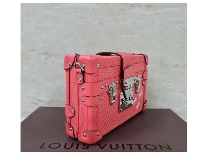 Louis Vuitton Petite Malle Epi Borsa a tracolla Clutch Multicolore - vista 4