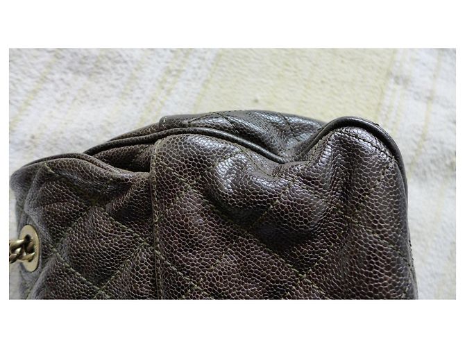 Chanel Senza tempo Jumbo Easy Flap Marrone - vista 12
