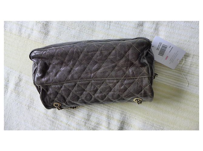 Chanel Senza tempo Jumbo Easy Flap Marrone - vista 5