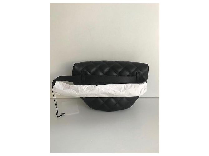 Marsupio Chanel in pelle di agnello nera .neuf Nero - vista 11