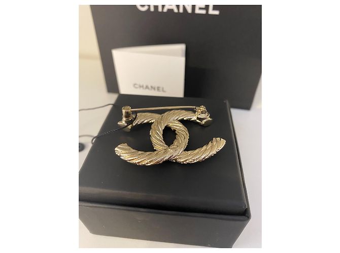 Chanel CC Goldbrosche . Neuve Gold hardware - Ansicht 3