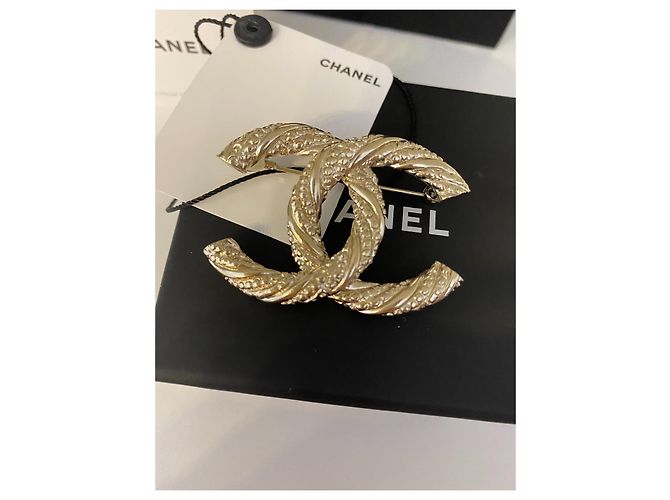 Chanel CC Goldbrosche . Neuve Gold hardware - Ansicht 4