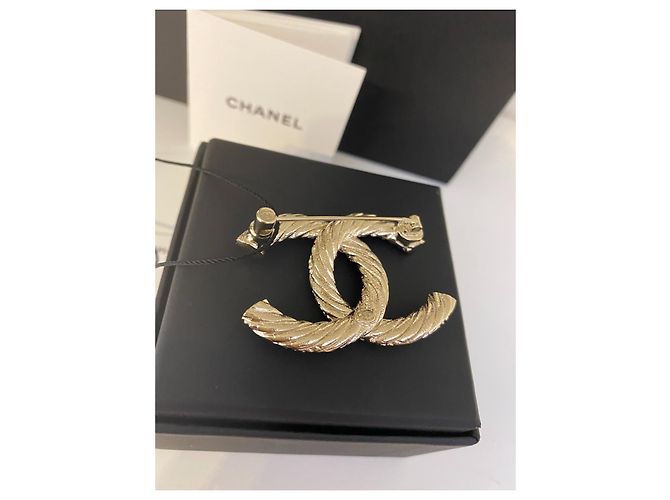Chanel CC Goldbrosche . Neuve Gold hardware - Ansicht 5