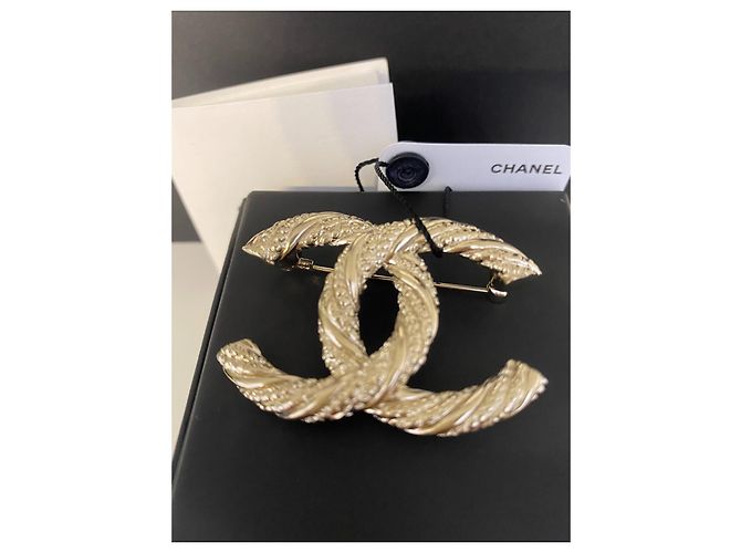 Chanel CC Goldbrosche . Neuve Gold hardware - Ansicht 6