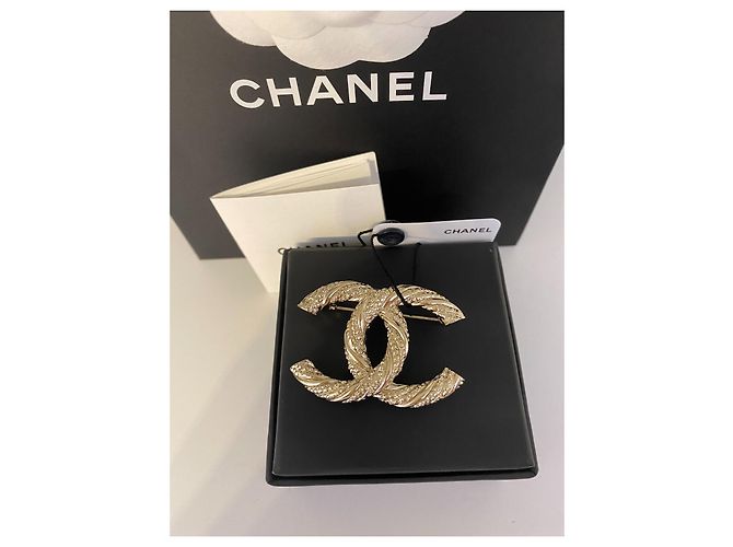 Chanel CC Goldbrosche . Neuve Gold hardware - Ansicht 7