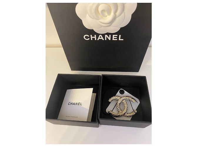Chanel CC Goldbrosche . Neuve Gold hardware - Ansicht 8