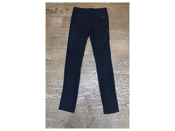 Vintage Roberto Cavalli Lederhose Schwarz - Ansicht 2