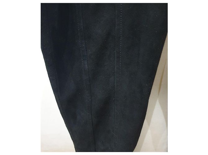 Vintage Roberto Cavalli Lederhose Schwarz - Ansicht 8