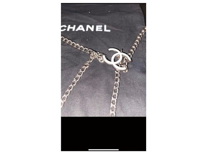 Chanel Kettengürtel Silber 85 cm - Ansicht 2
