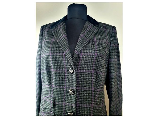 Blazer Ralph Lauren de lã e cashmere Multicor - vista 3