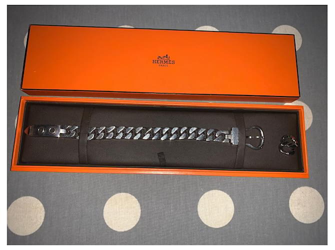 Hermès Pulsera de cinturón Hardware de plata - vista 3