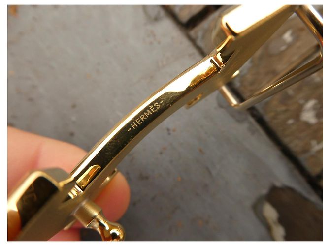 Fibbia Hermès 5382 Gold hardware - vista 5