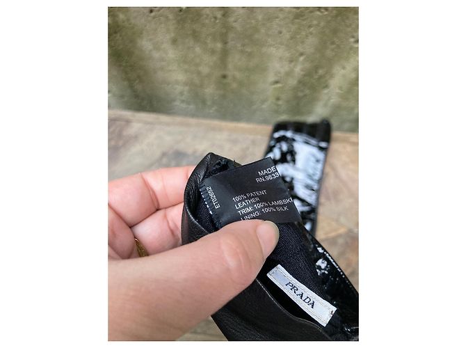 Erhabene Prada lange Handschuhe - Ansicht 6