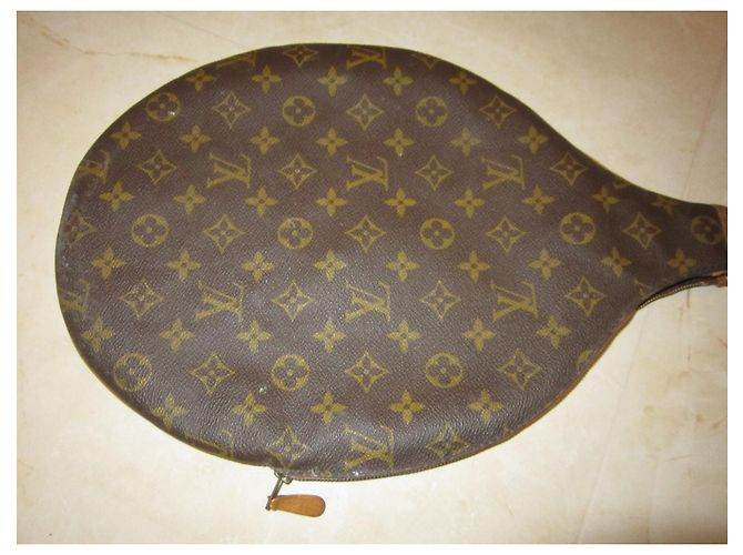 Louis Vuitton cubierta de la raqueta de tenis Castaño - vista 3