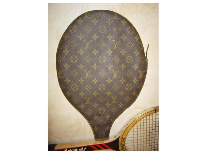 Louis Vuitton cubierta de la raqueta de tenis Castaño - vista 5