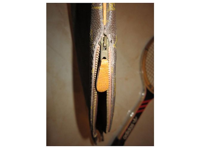 Louis Vuitton cubierta de la raqueta de tenis Castaño - vista 6