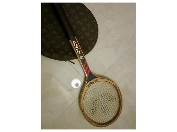 Louis Vuitton cubierta de la raqueta de tenis Castaño - vista 8