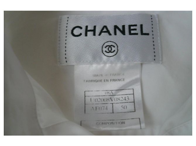 CHANEL White cotton shirt T50 b.E - view 4