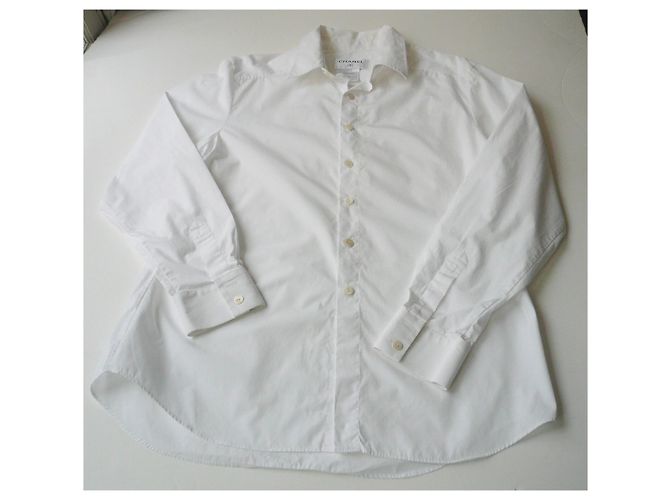 CHANEL White cotton shirt T50 b.E - view 5