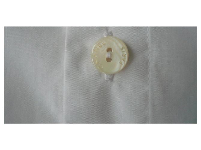 CHANEL White cotton shirt T50 b.E - view 6