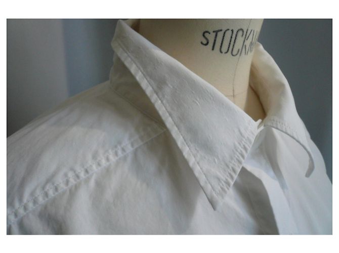 CHANEL White cotton shirt T50 b.E - view 8