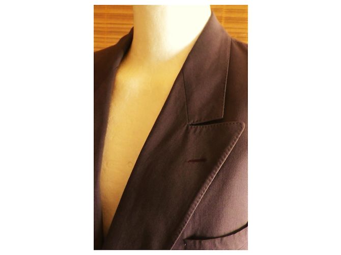 YVES SAINT LAURENT Jackengröße 54 Sehr guter Zustand Dunkelbraun - Ansicht 2