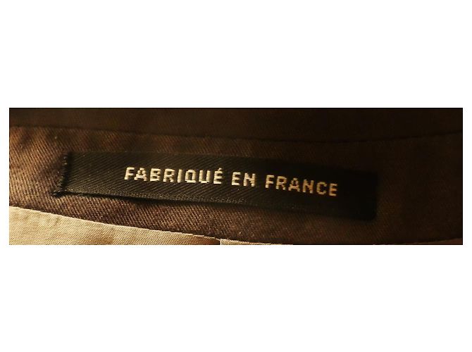 YVES SAINT LAURENT Jackengröße 54 Sehr guter Zustand Dunkelbraun - Ansicht 3