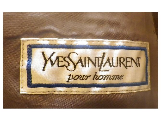 YVES SAINT LAURENT Jackengröße 54 Sehr guter Zustand Dunkelbraun - Ansicht 5