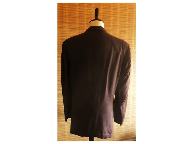 YVES SAINT LAURENT Jackengröße 54 Sehr guter Zustand Dunkelbraun - Ansicht 6