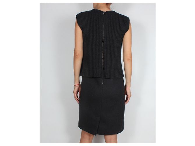Dolce & Gabbana Kleid schwarz Wolle - Ansicht 4