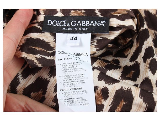 Dolce & Gabbana Kleid schwarz Wolle - Ansicht 6