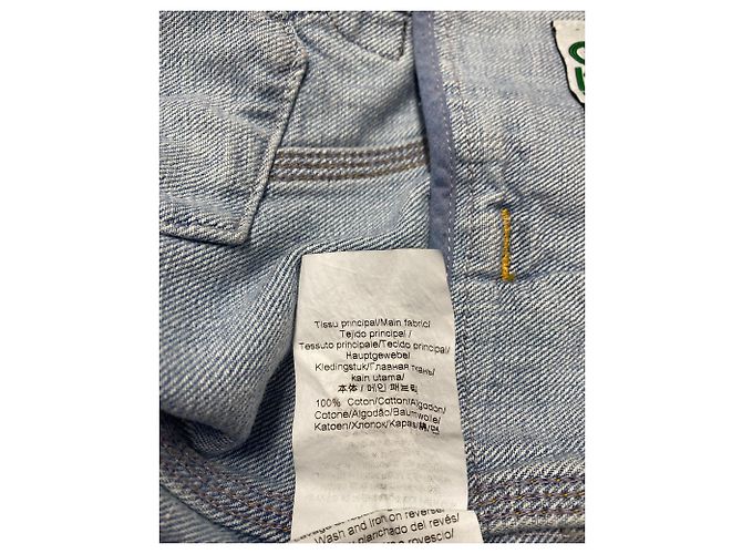 Jeansjacke mit Kenzo-Patch aus blauer Baumwolle - Ansicht 5