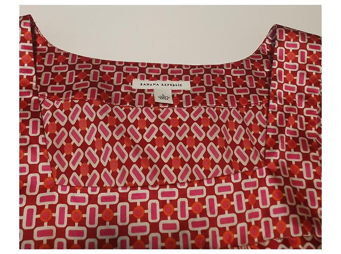 Camicetta in seta Banana Republic Multicolore - vista 5