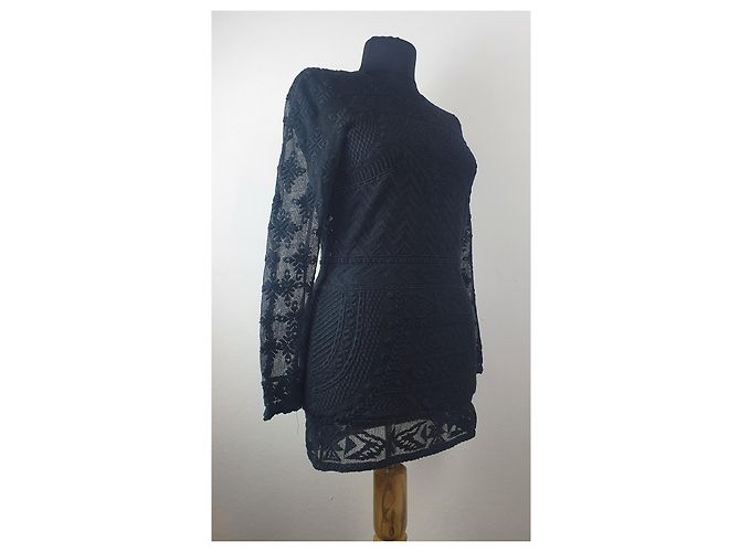 Top de encaje negro Isabel Marant - vista 2