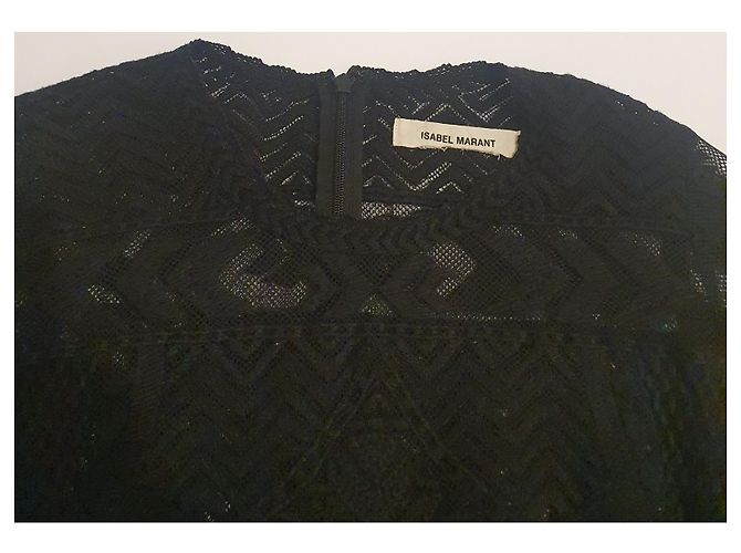 Top de encaje negro Isabel Marant - vista 8