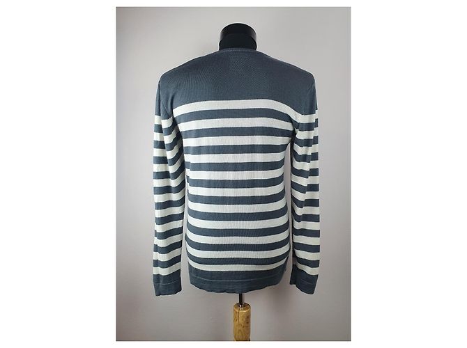 Mads Norgaard Wool Sweater White Grey - view 4